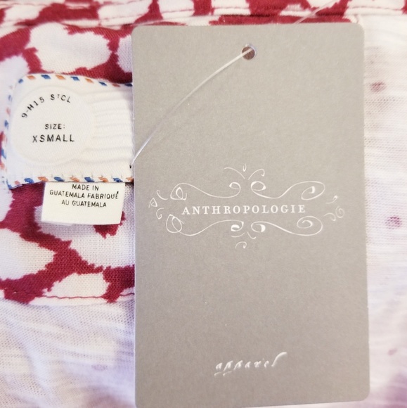 💰50% OFF💰Anthropologie Women's Summer Top XS - Picture 4 of 6